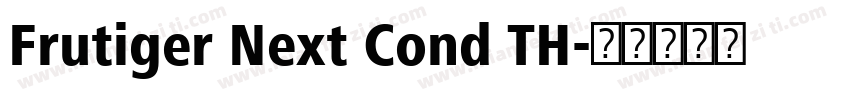 Frutiger Next Cond TH字体转换